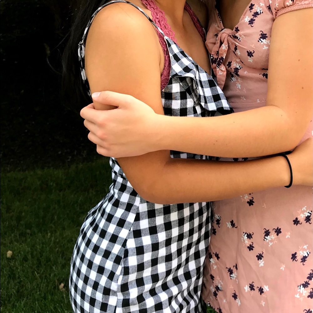 Lulu’s Black and White Dress